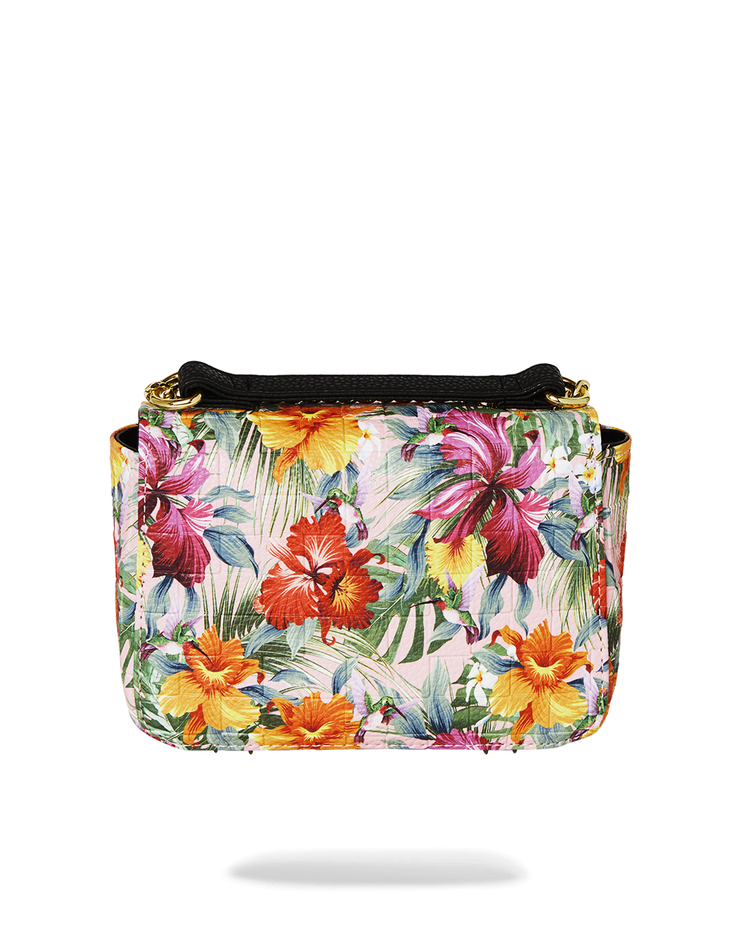 Interior view of the vegan leather bag highlighting the pocket and spacious design.