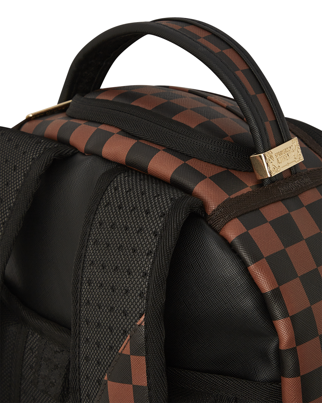 Sprayground Diesel shark backpack front view with bold graphic