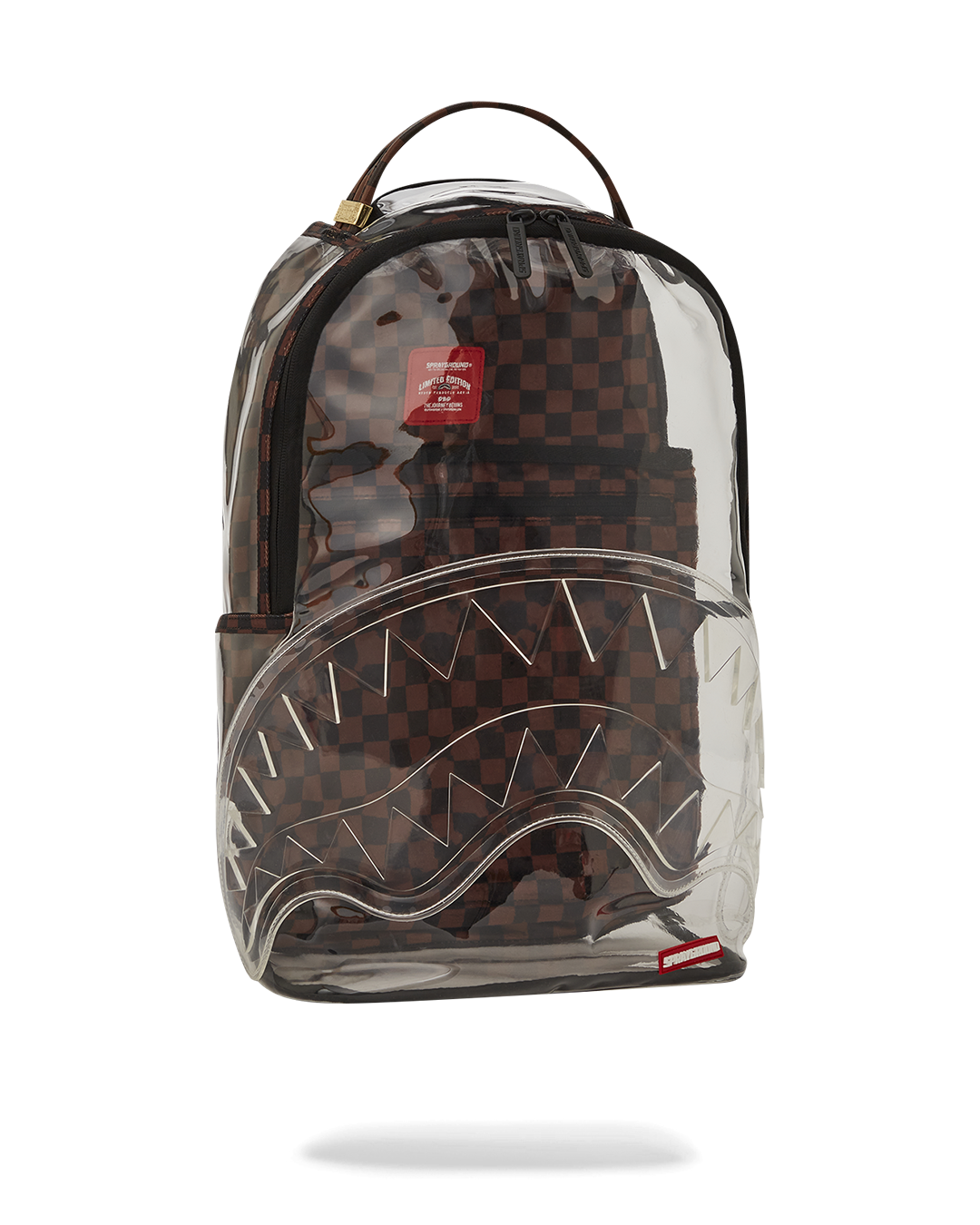 Close-up of the backpacks laptop compartment and interior organization features.