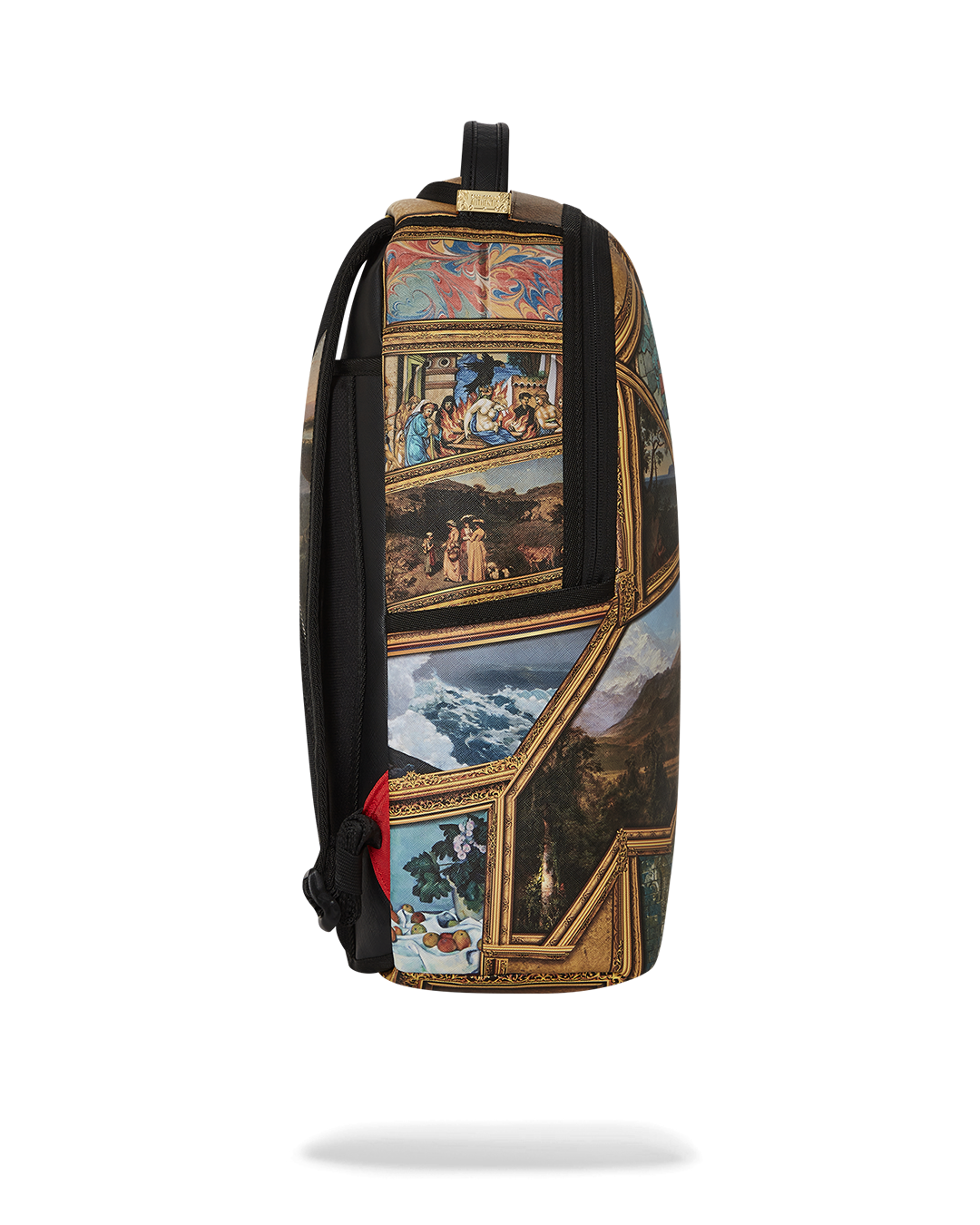 Backpacks exterior featuring multiple pockets and ergonomic mesh back padding