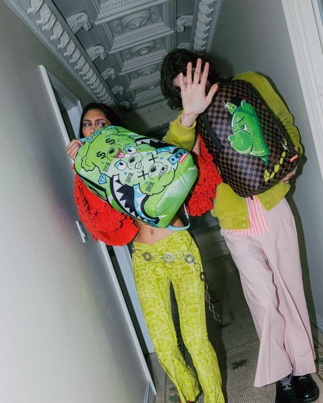 Side angle of backpack highlighting adjustable straps and mesh padding