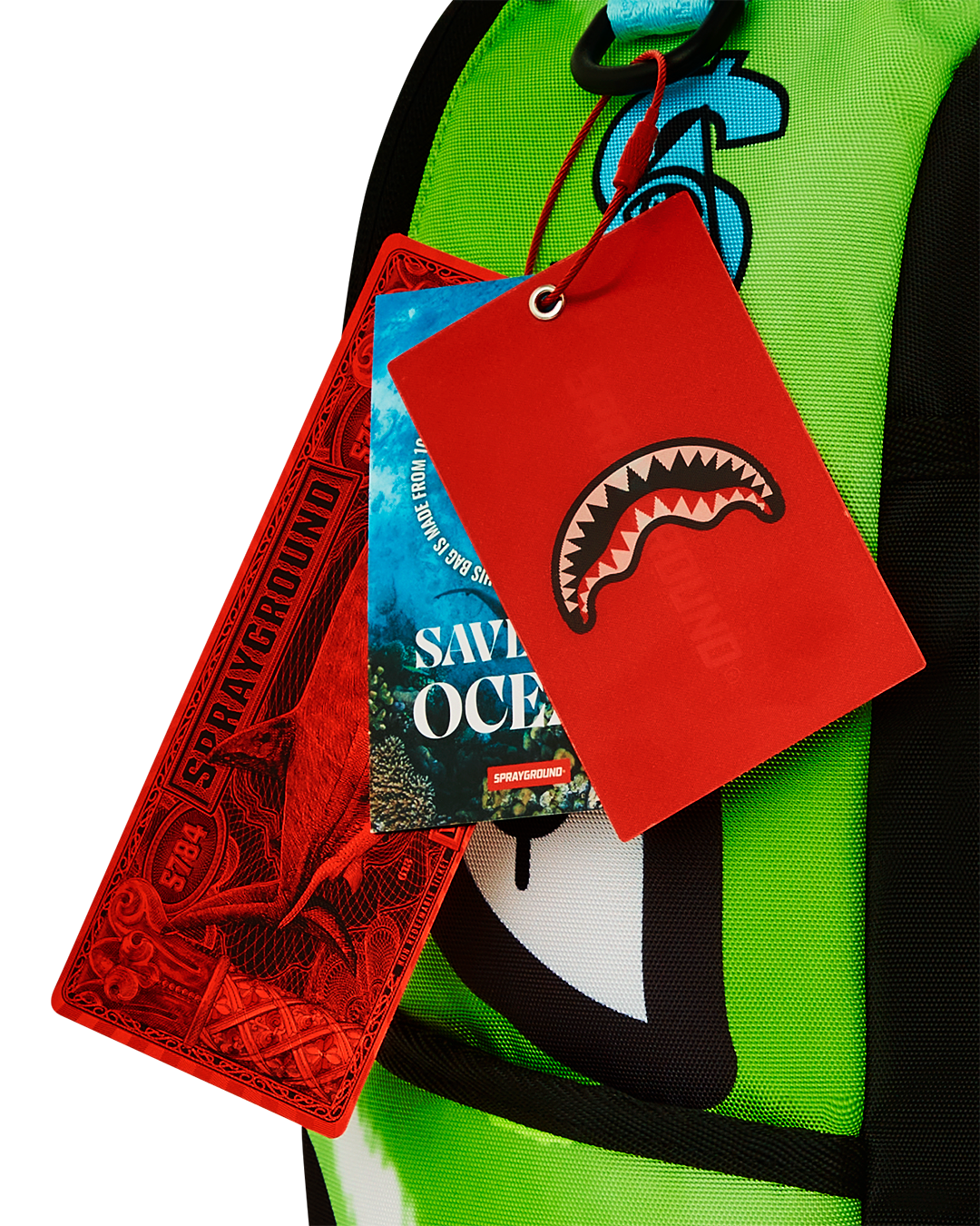 Side angle of backpack highlighting adjustable straps and mesh padding