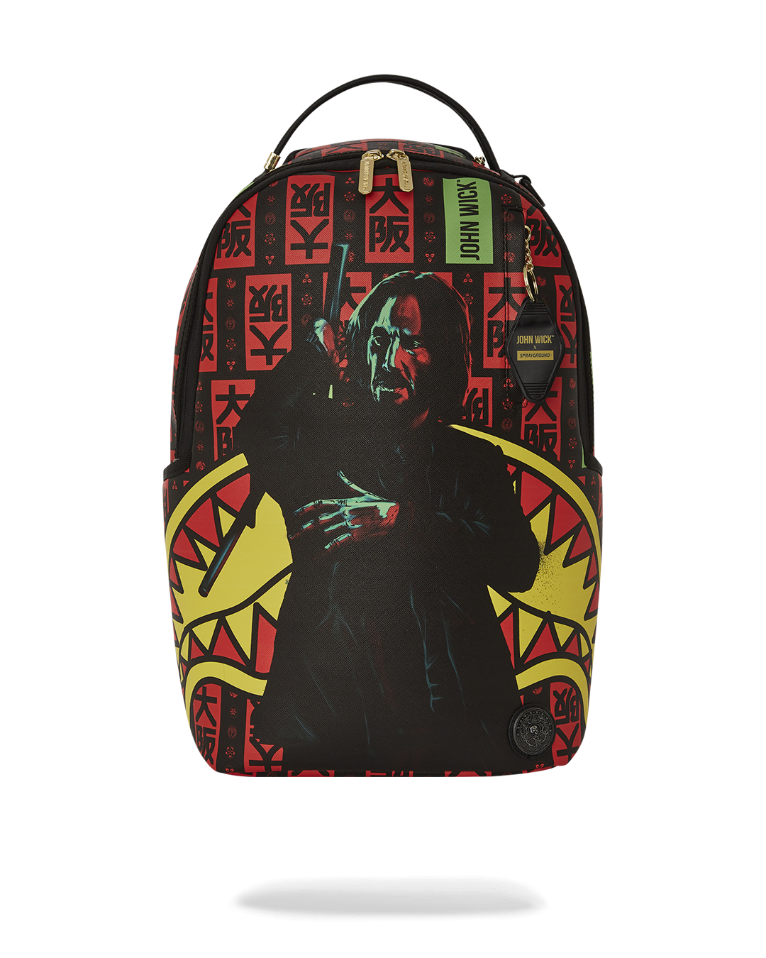 Peak Design Travel Backpack - John Wick Edition front view, showcasing the graphic design and Hotel Key Puller