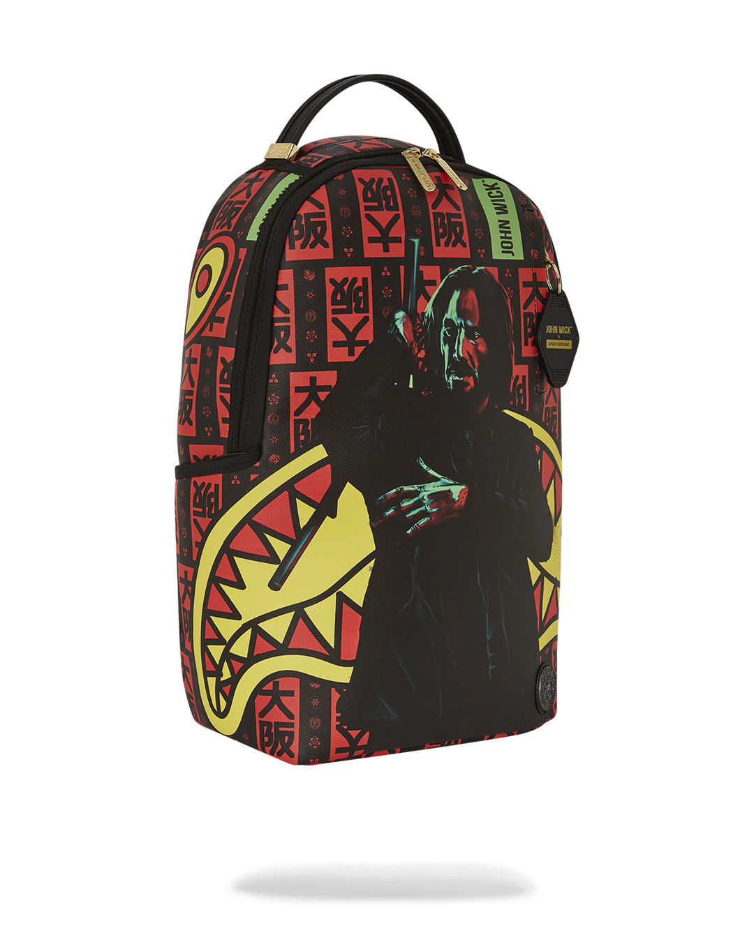 Peak Design Travel Backpack - John Wick Edition back view, featuring the ergonomic mesh back padding and adjustable straps