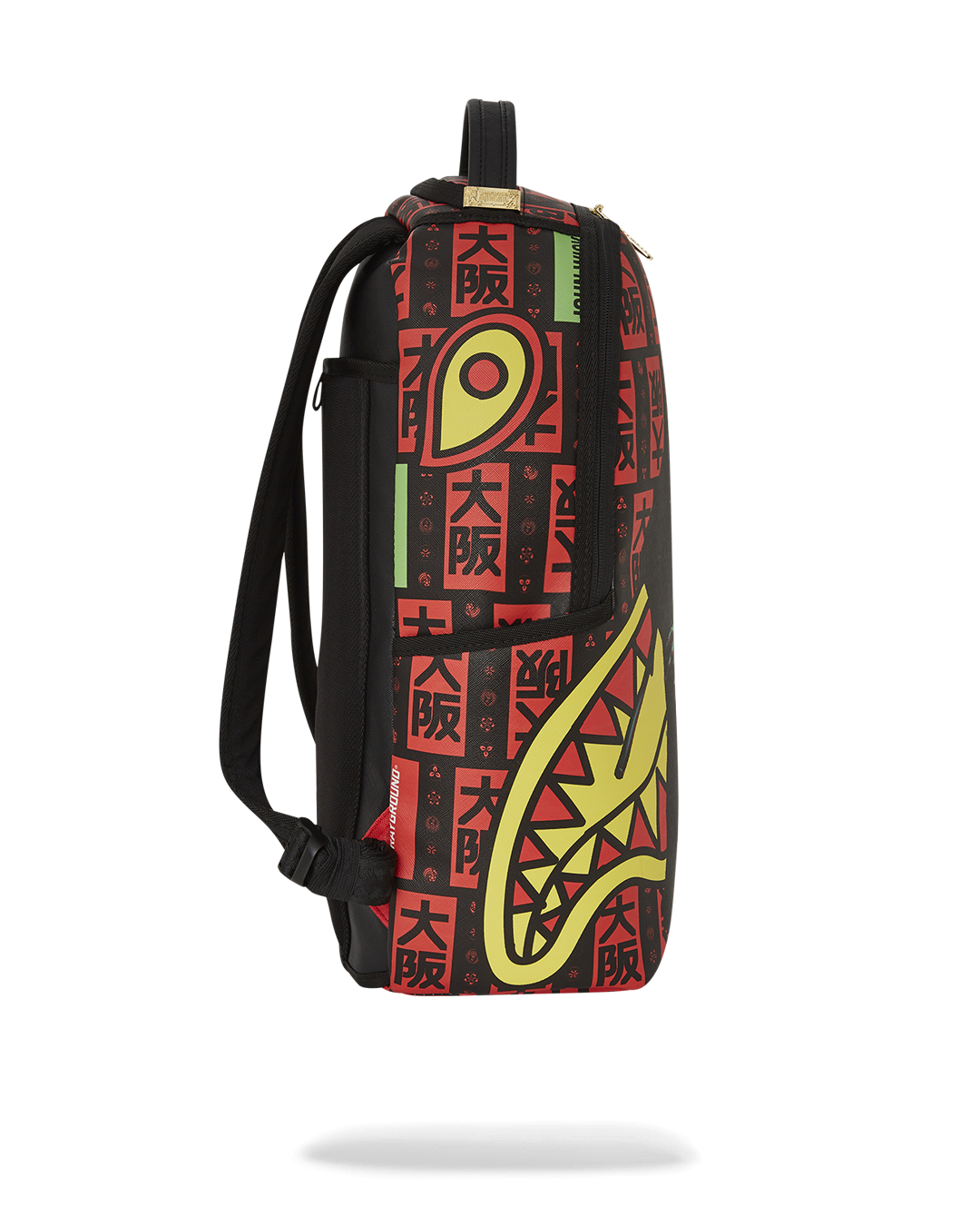 Peak Design Travel Backpack - John Wick Edition side view, highlighting the durable faux leather and side pockets
