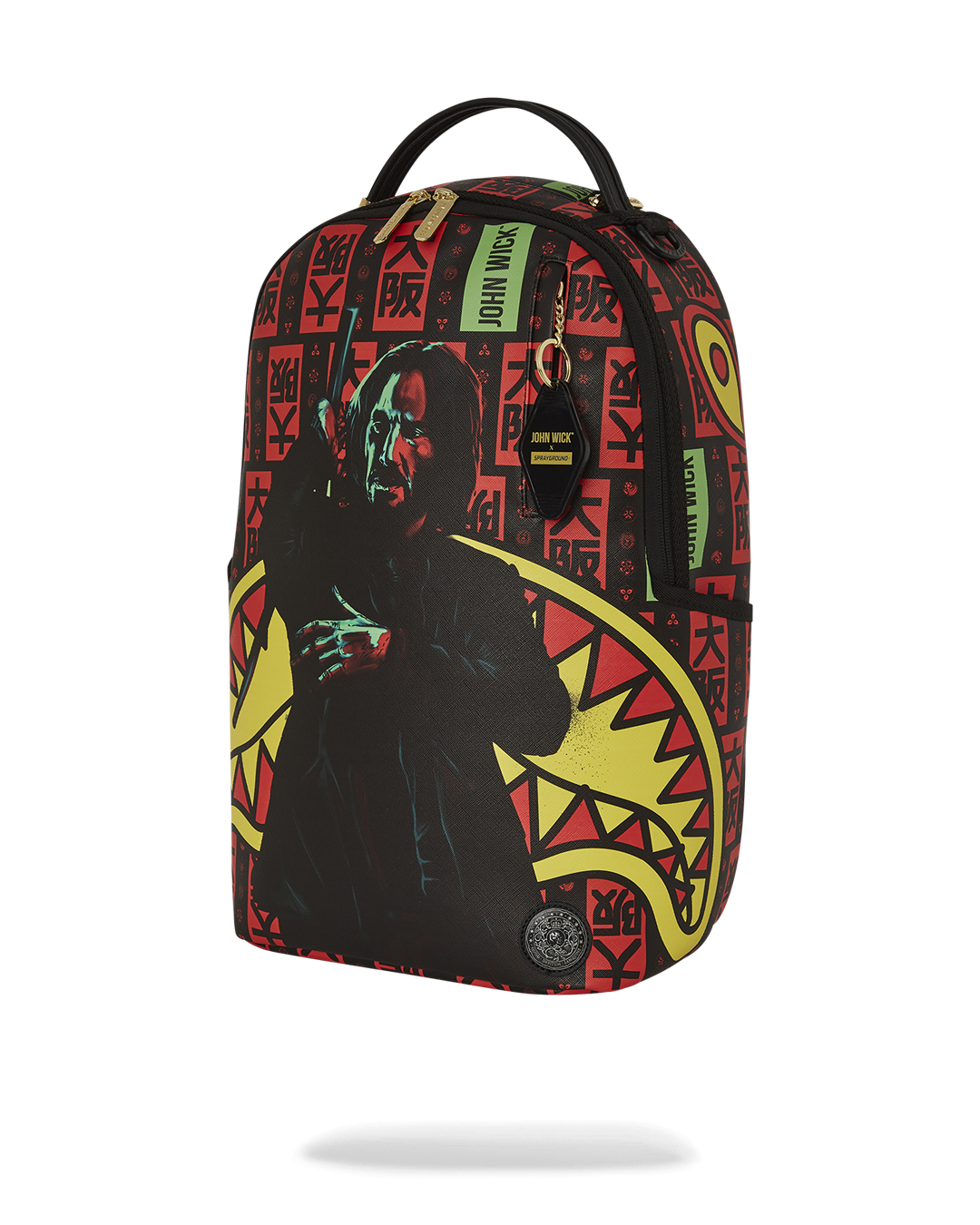 Peak Design Travel Backpack - John Wick Edition back view, featuring the ergonomic mesh back padding and adjustable straps