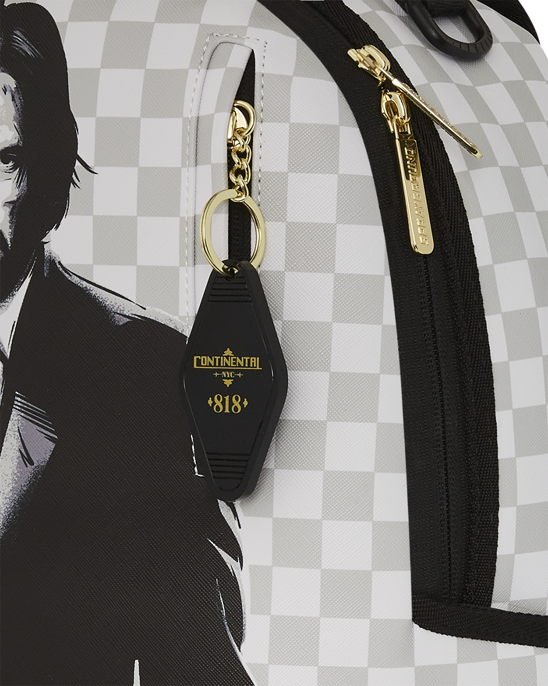 Interior compartments of the John Wick Stand Strong backpack