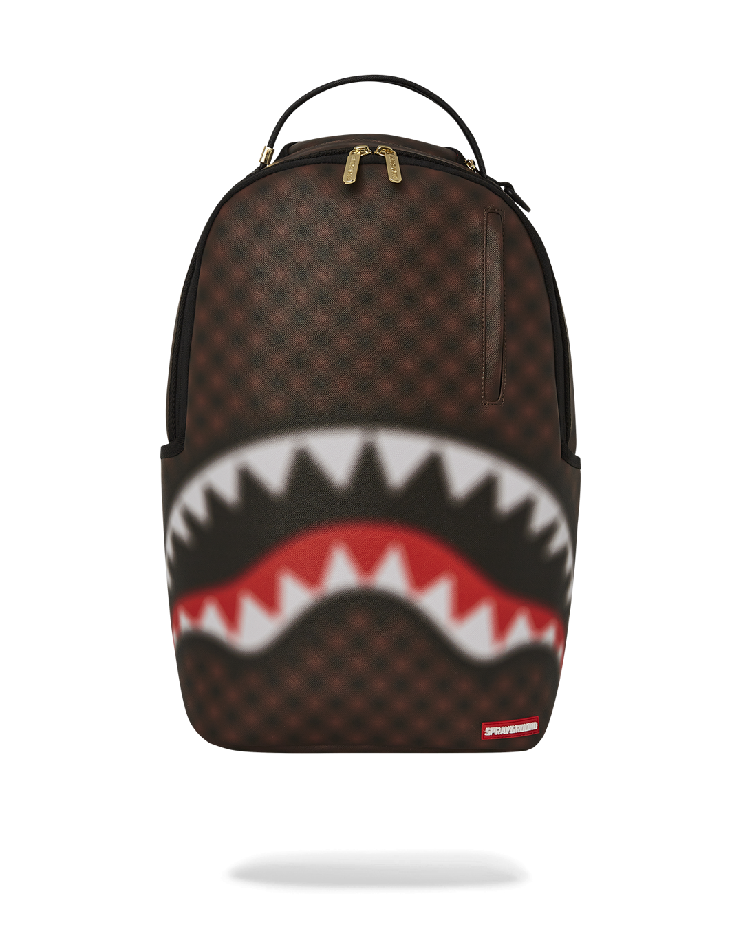 Parisian Chic Faux Leather Laptop Backpack for Women - Front view with open pockets