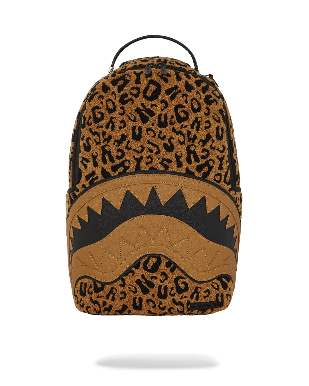 Wild One DLXSF faux leather backpack worn over a shoulder in a city setting