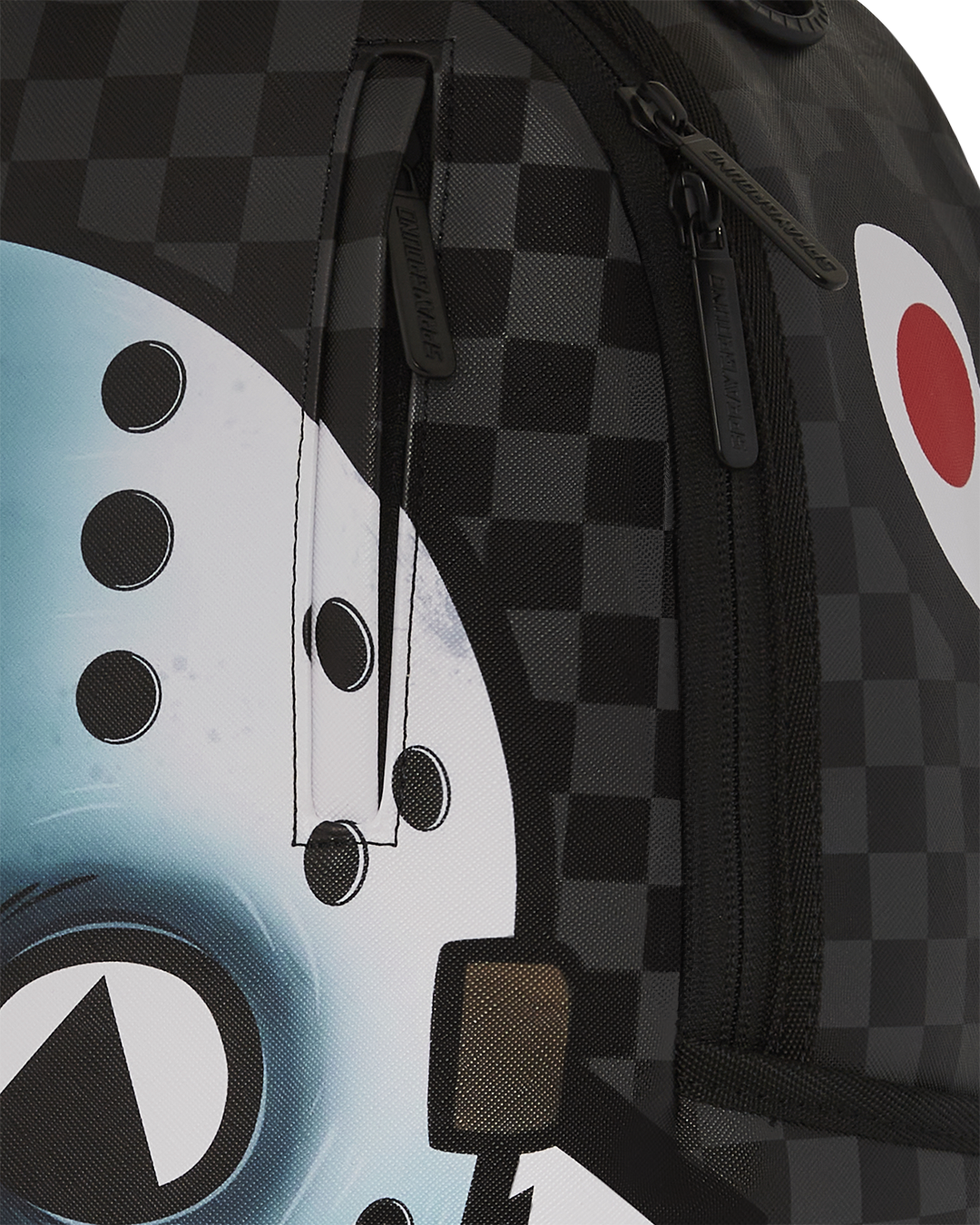 Side angle showing the adjustable straps of the travel backpack for women.