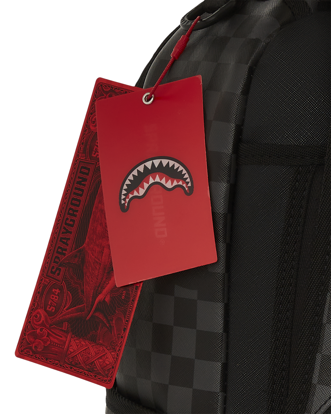 Side angle showing the adjustable straps of the travel backpack for women.