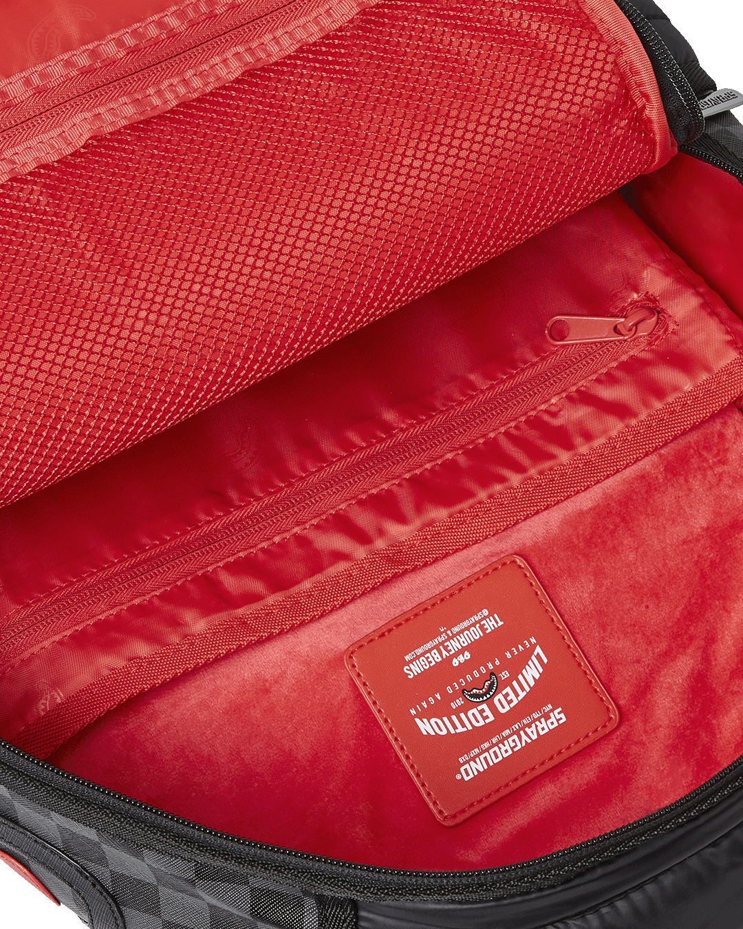Back view with adjustable straps and ergonomic padding for comfort.