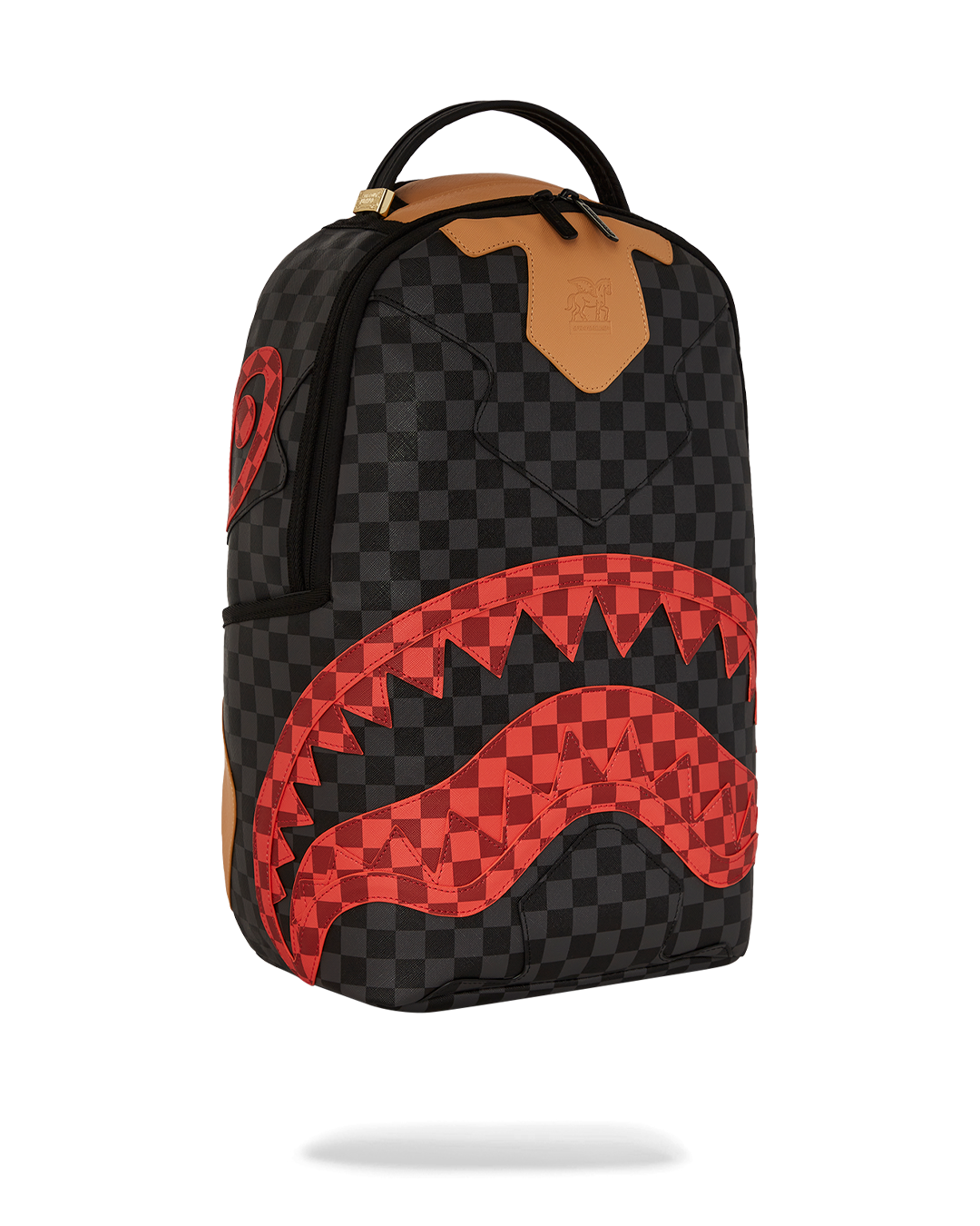 Backpack connected to rolling luggage via slide-through sleeve, ideal for airport travel.