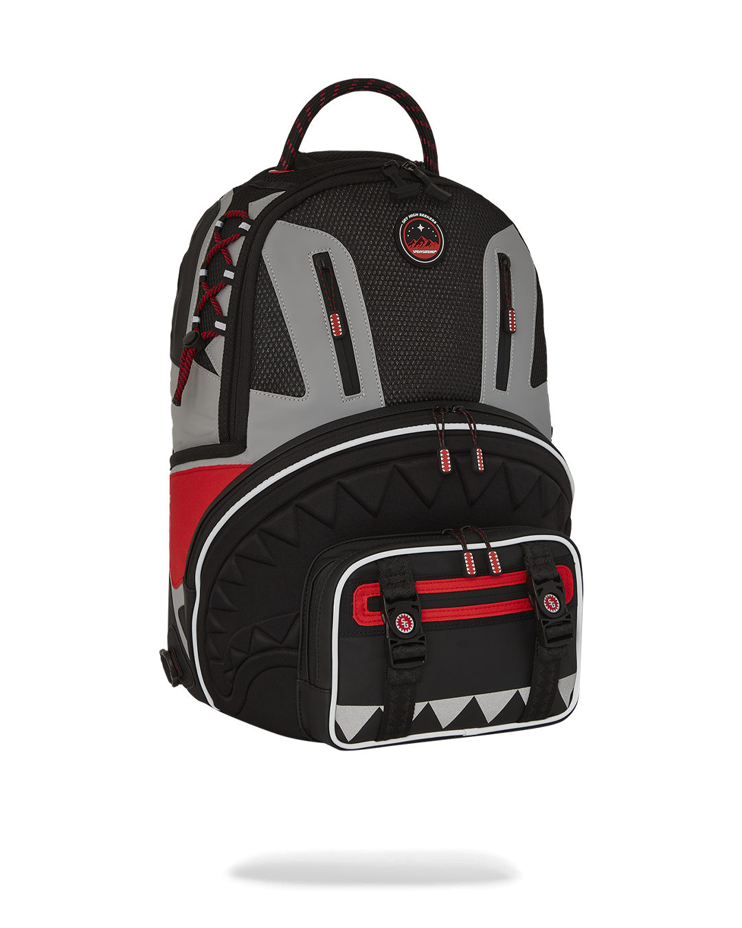 Arctic Deluxe backpack in use, styled with urban travel gear.