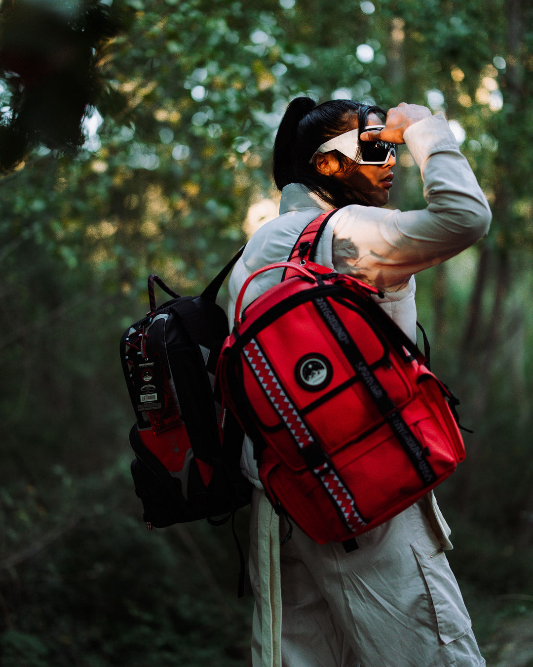 Arctic Explorer backpack shown with side pockets and straps