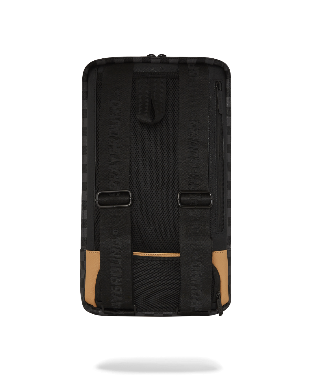 Faux leather smart backpack with adjustable straps and exterior pockets, ideal for daily commutes.