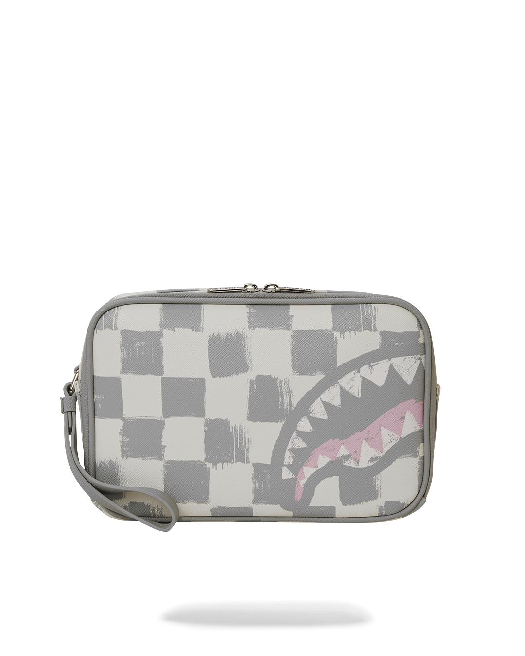 VANQUISH crossbody bag worn diagonally, showcasing shark pockets and urban style