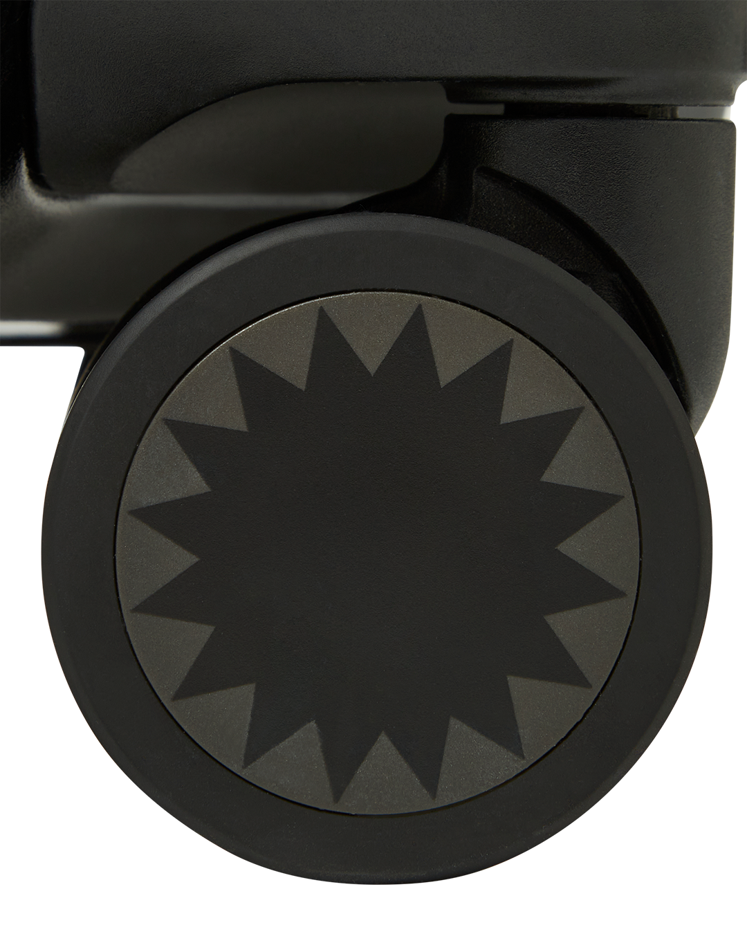 Hard shell carry-on luggage with spinner wheels and TSA locks, ideal for city travelers