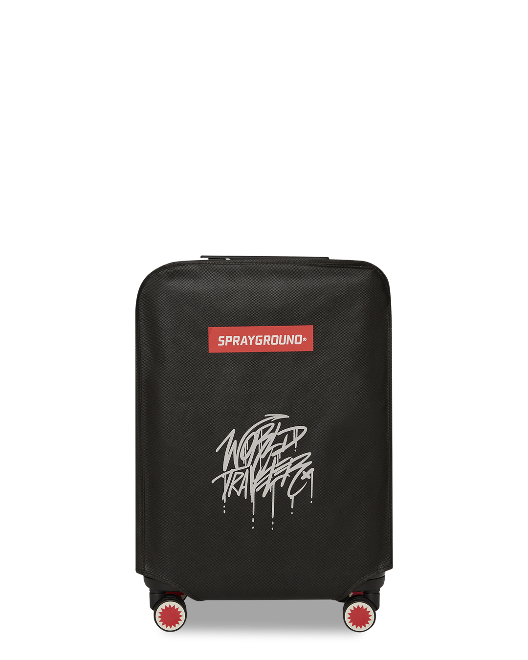 Interior compartments of Sharknautics luggage demonstrating organization features.