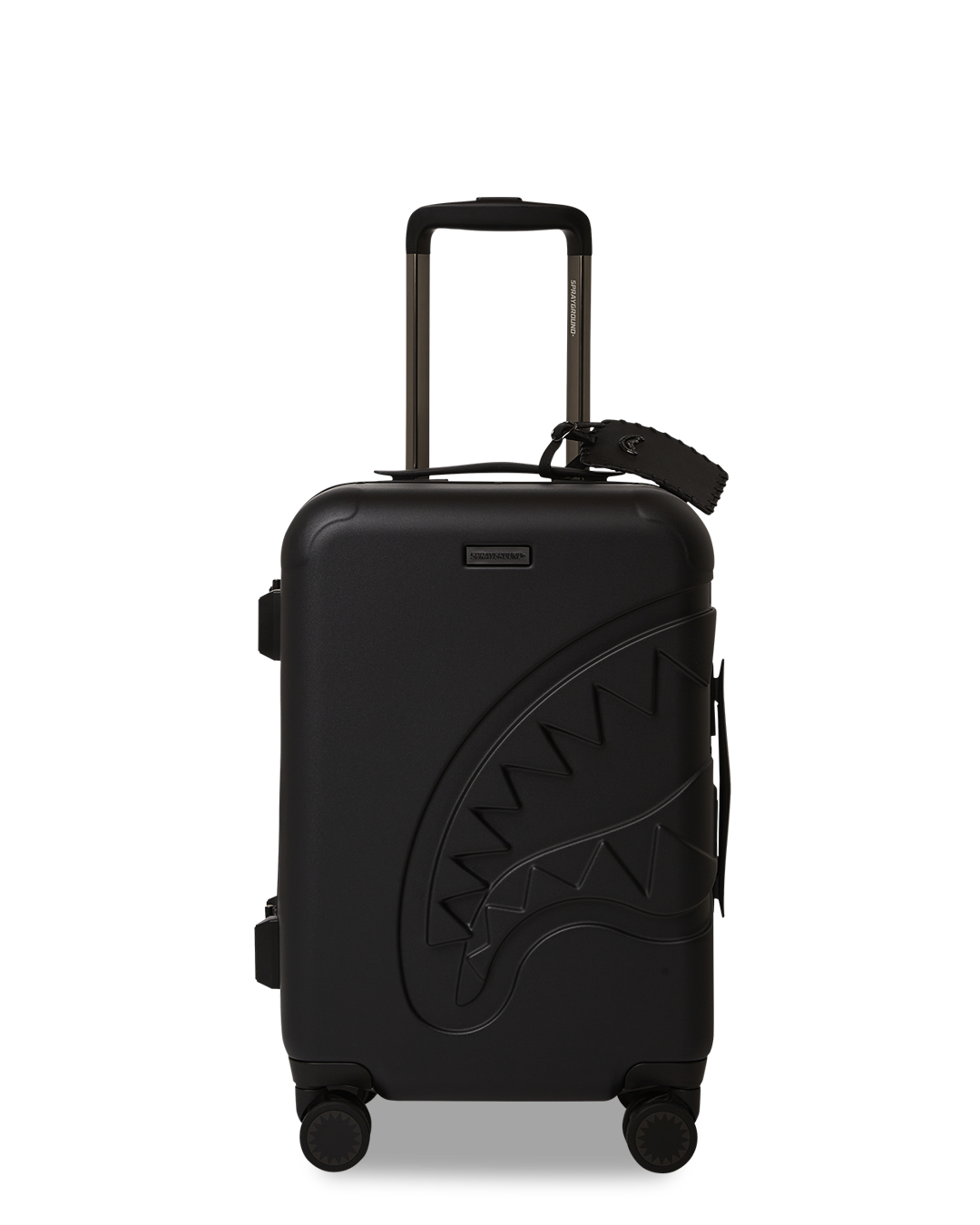 Interior of the carry-on with multiple pockets and compression straps for organized packing.