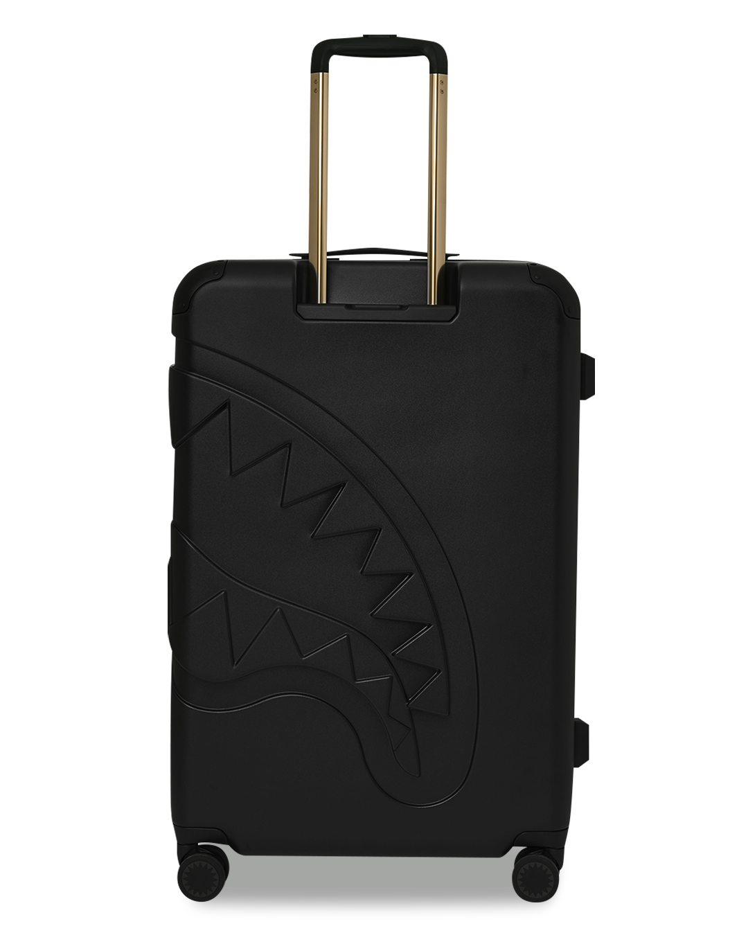 Interior view of spacious compartments in the JetBlack suitcase.