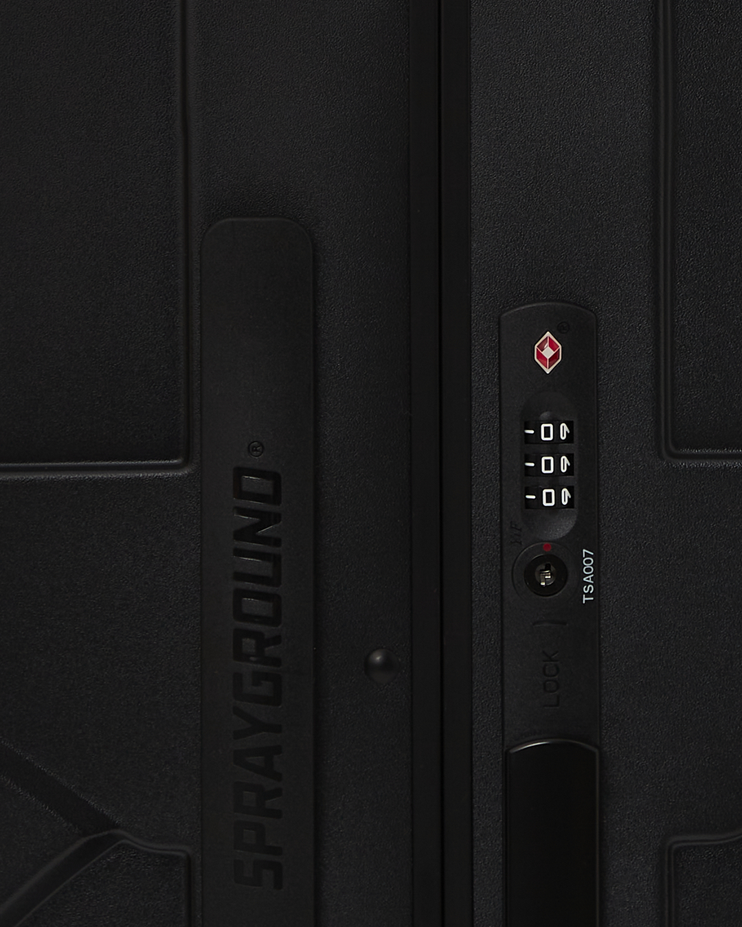 Interior view of spacious compartments in the JetBlack suitcase.