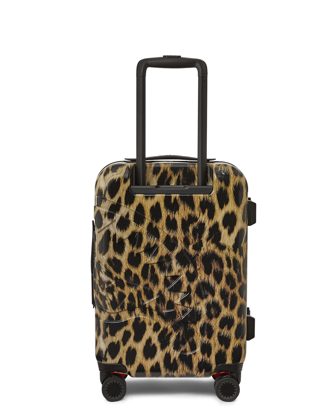 Interior of Sharkitecture luggage with multiple compartments for organized packing.