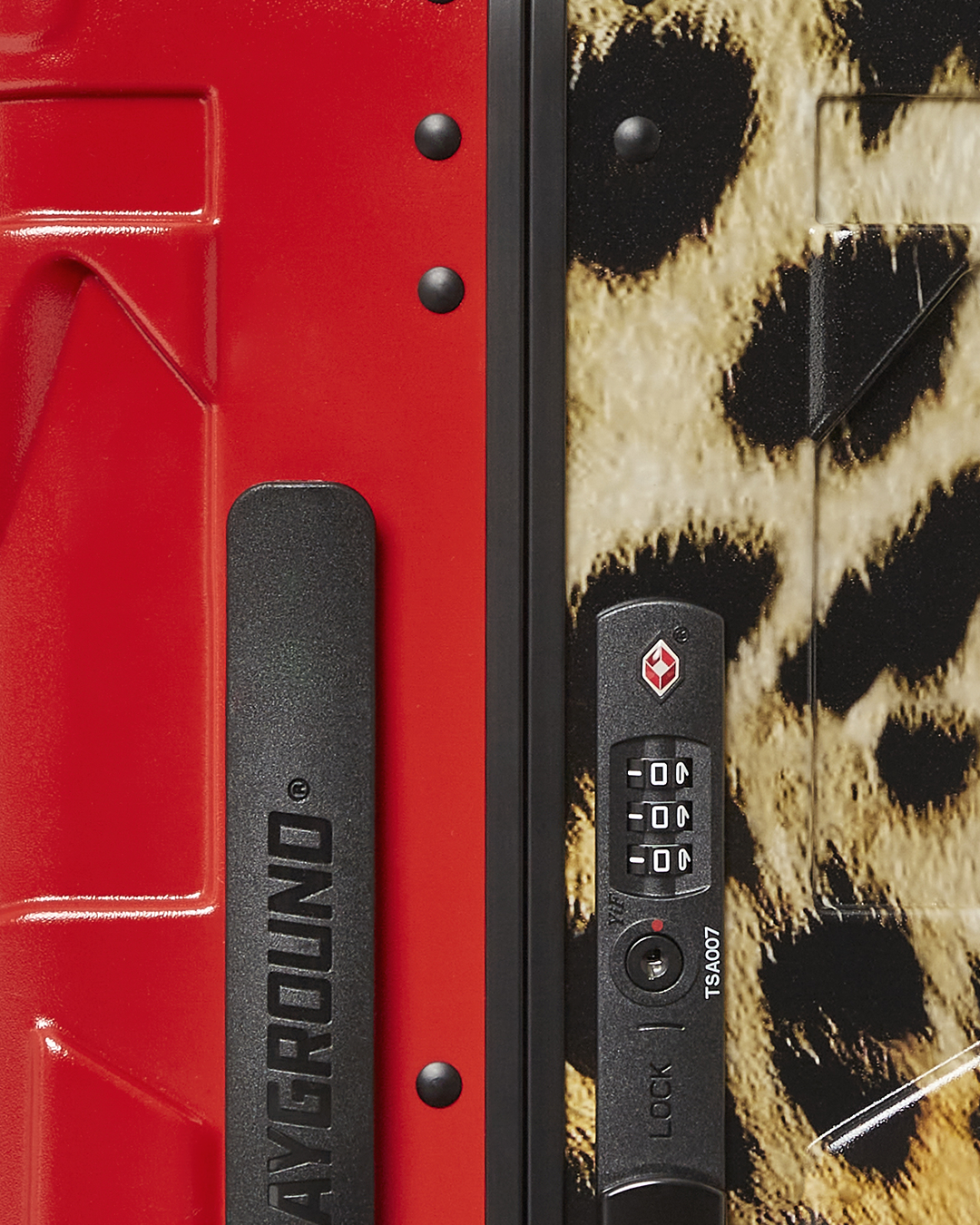 Interior of Sharkitecture luggage with multiple compartments for organized packing.