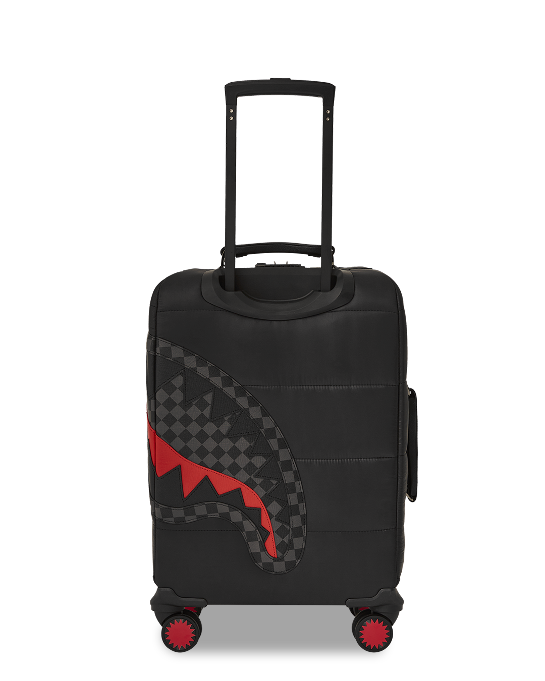 Interior view of Snowwstorm Puffer Imperial luggage showing multiple pockets and compression straps