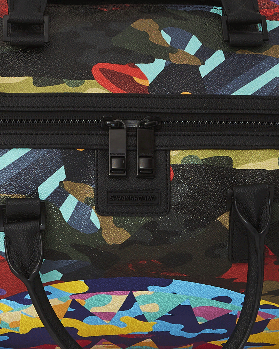 Side view showing adjustable straps and sneaker pocket