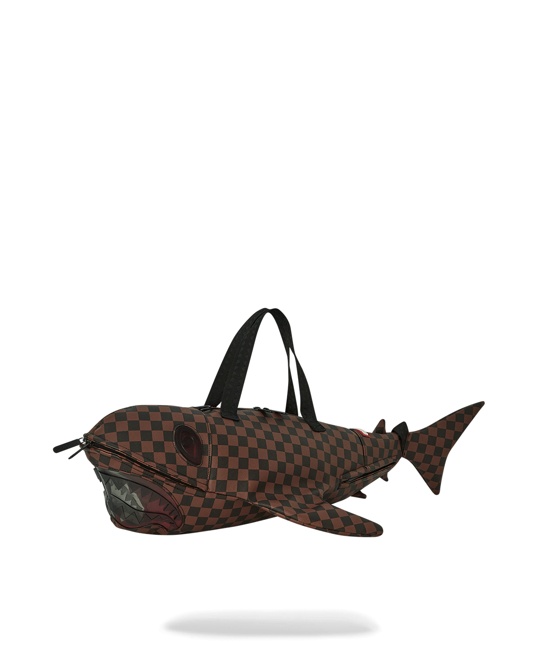 Interior view of the water-resistant fabric duffle bag with organized compartments