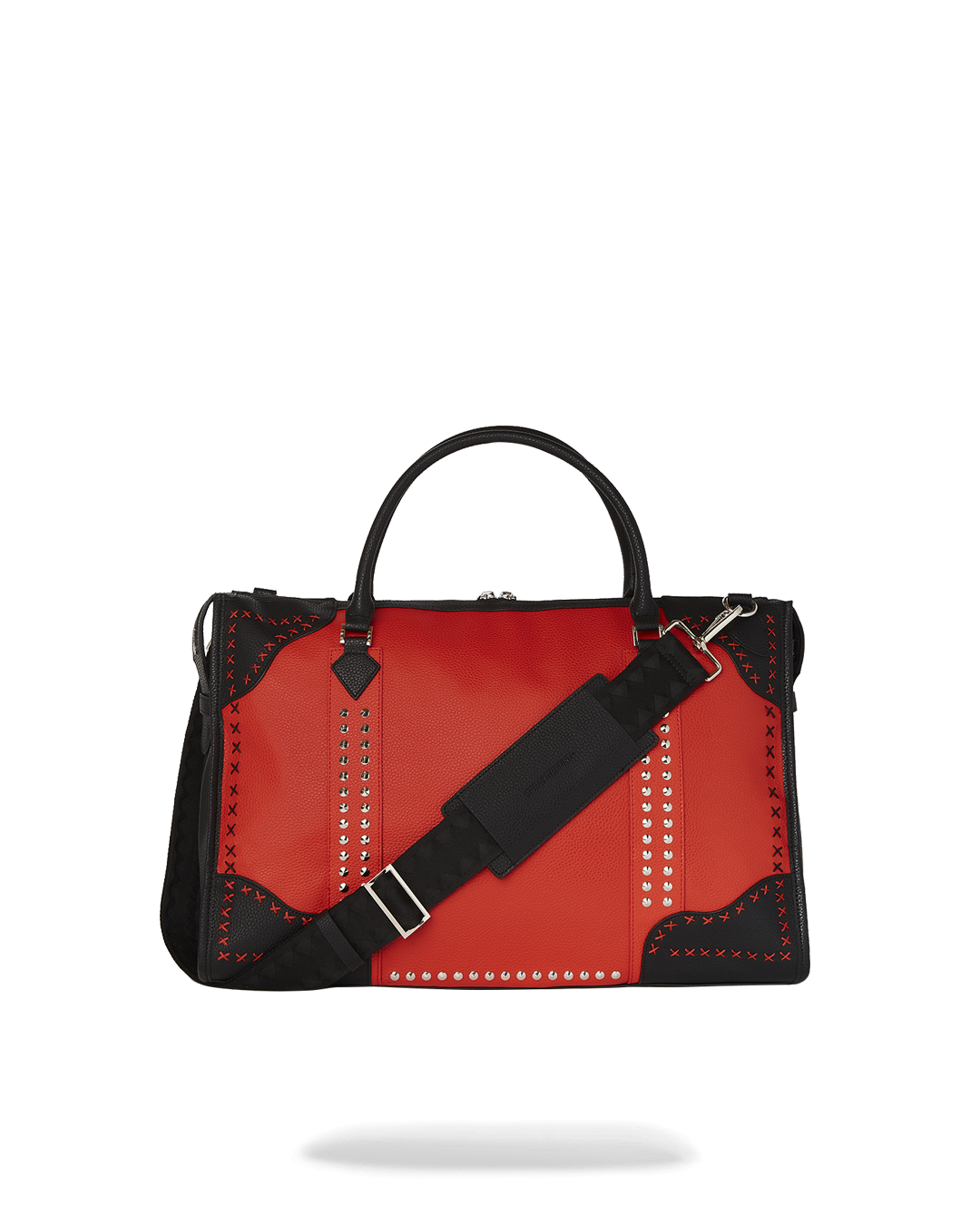 Bronx Brawler pyramid duffle bag with adjustable strap.