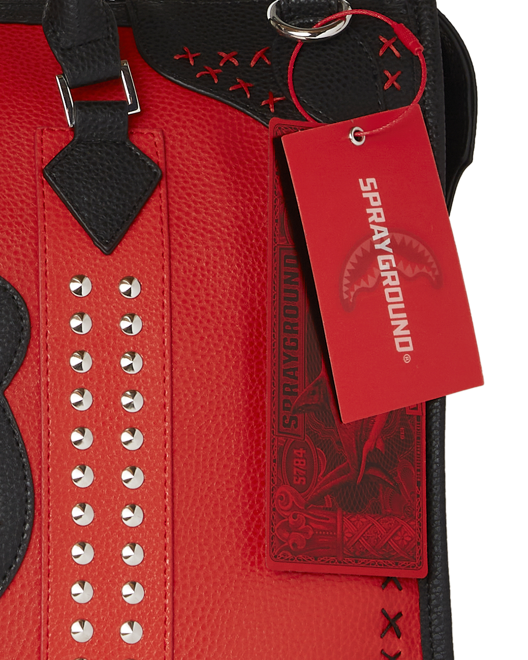 Bronx Brawler pyramid duffle bag with adjustable strap.