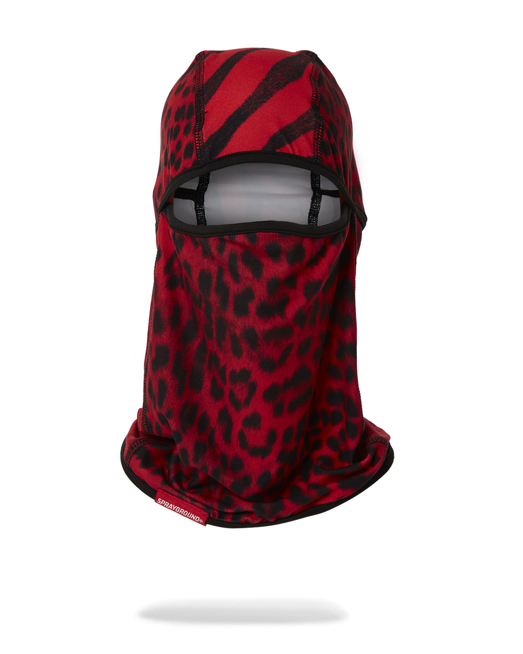Close-up of WildOne balaclava ski mask showcasing its knitted construction