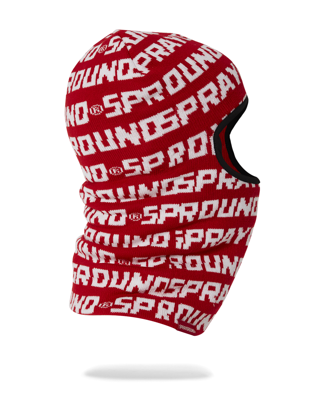 Top-rated winter running gear mask displayed folded with tag showing limited edition