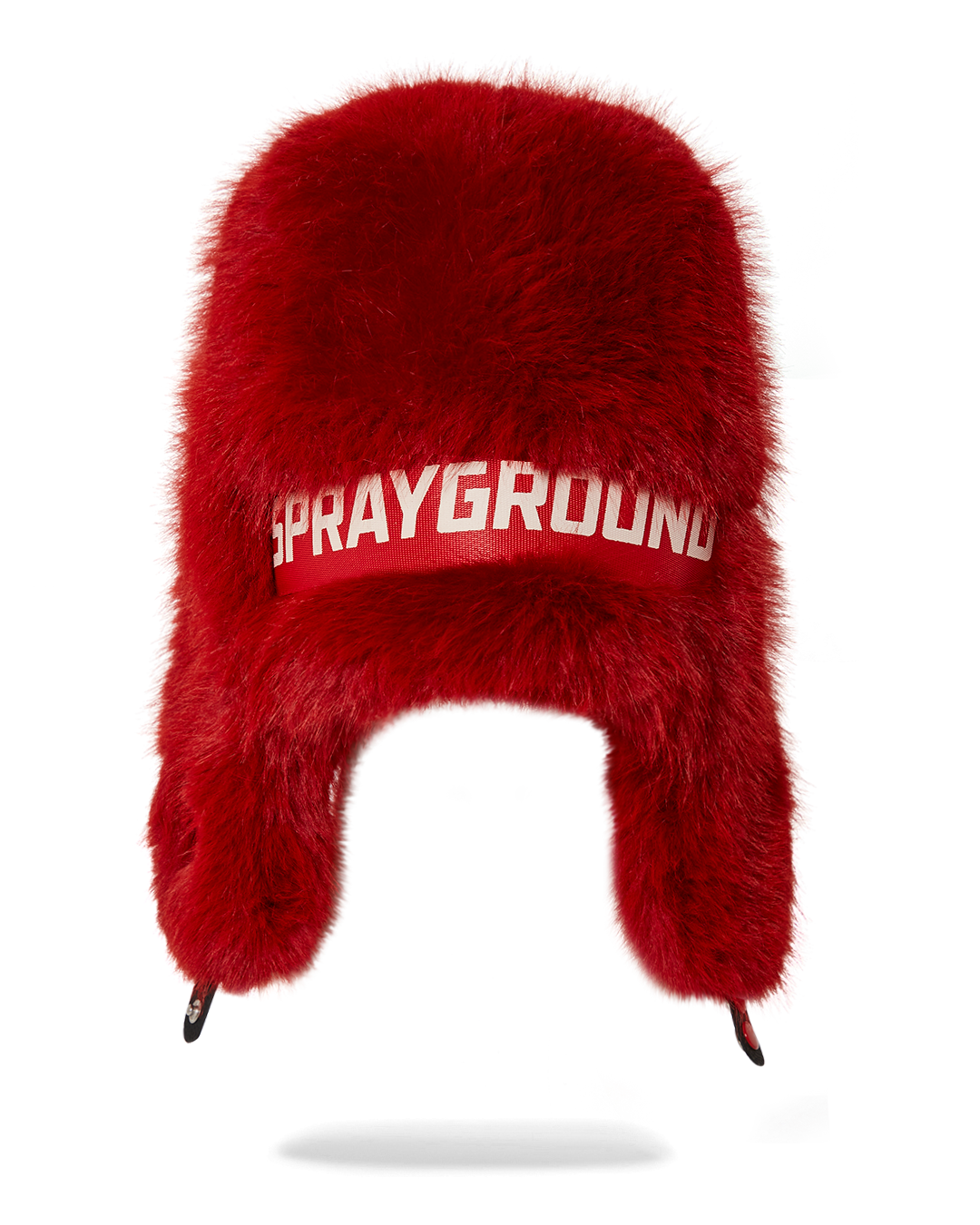 Side angle of the winter aviator hat, perfect for snowy adventures.