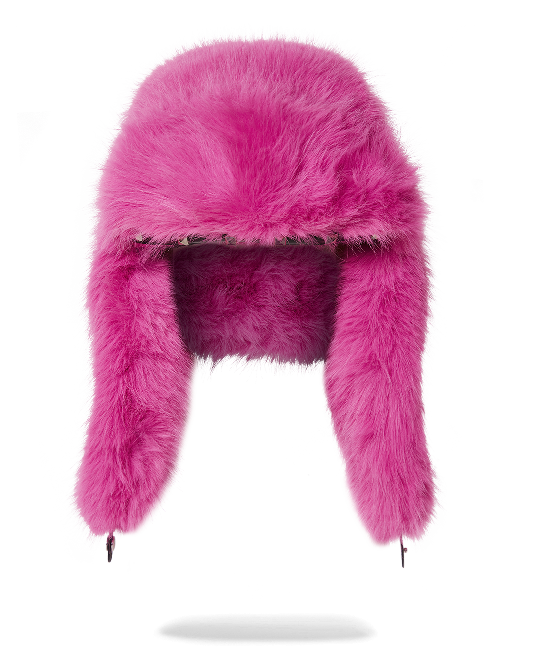 Aviator Nation Trucker Hat with faux fur lining, front view