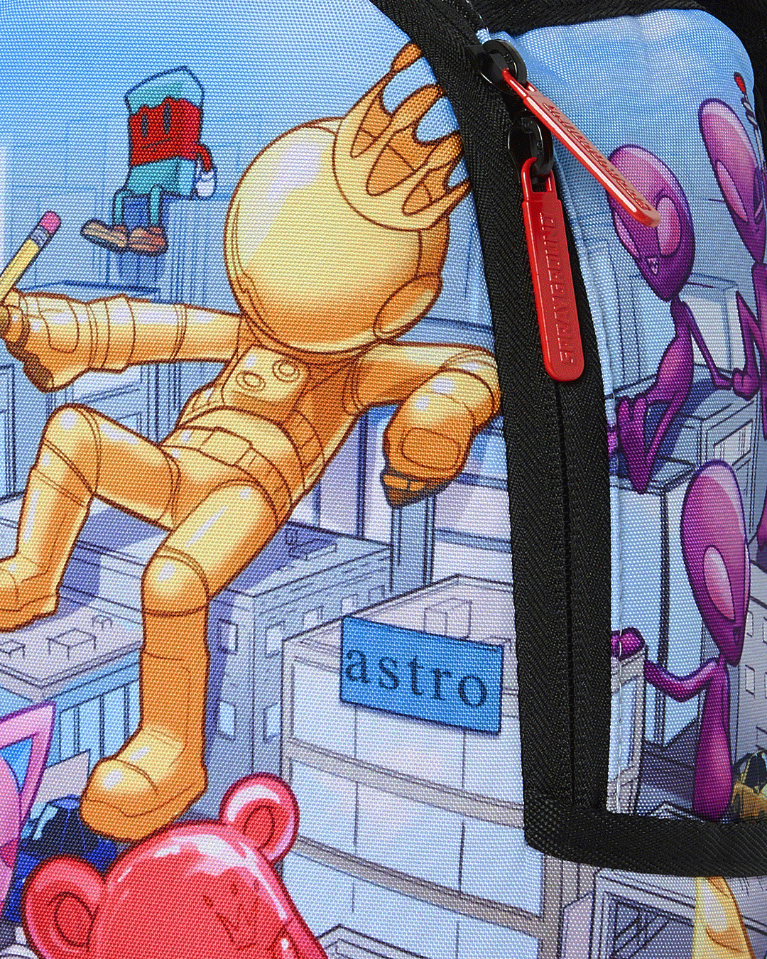Mini backpacks comparison: Coach model vs. standard sizes for perspective