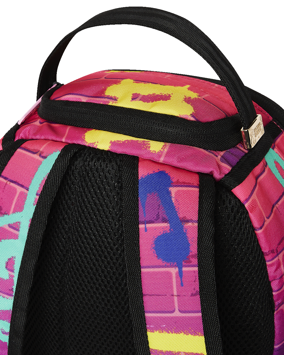 Mini backpack for kids with Rugrats Susie music notes design, front view