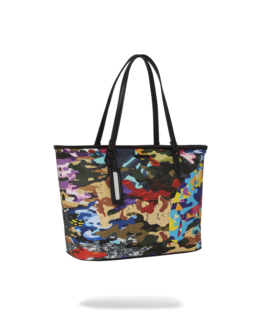 Interior view of tote bag showcasing organizer pocket and spacious design