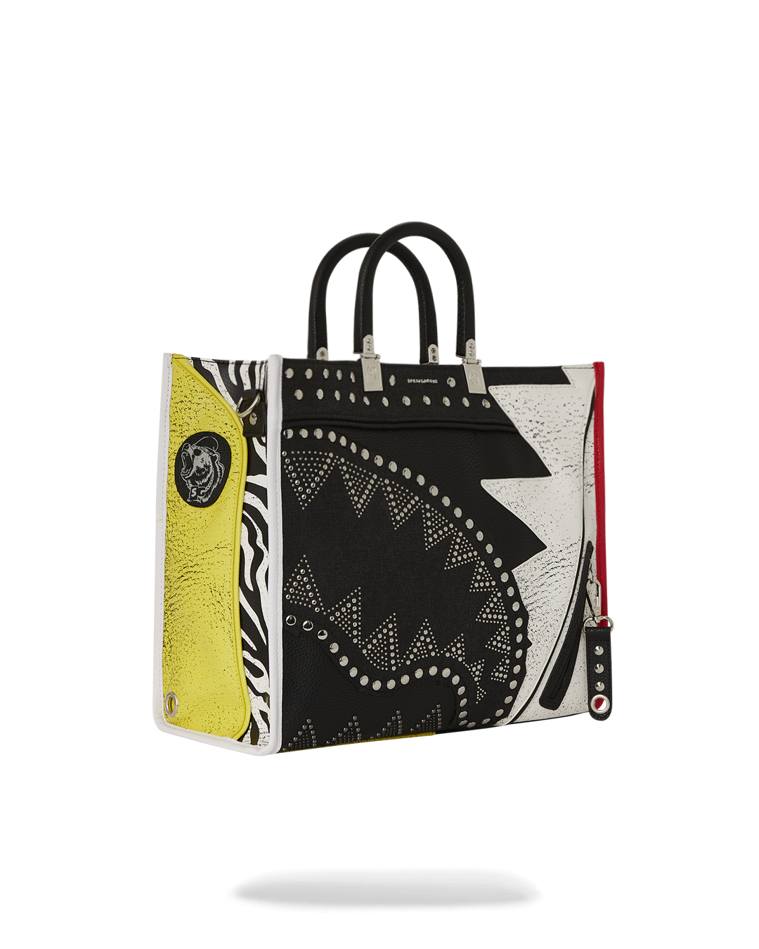 Lifestyle shot of the tote bag being worn crossbody, ideal for on-the-go professionals.