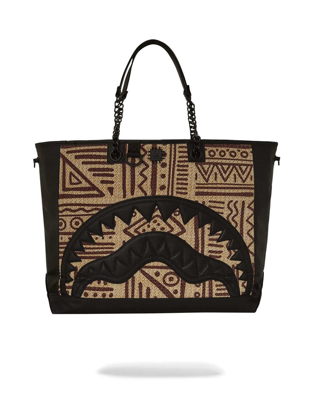Spacious interior of the luxury beach tote with organized compartments