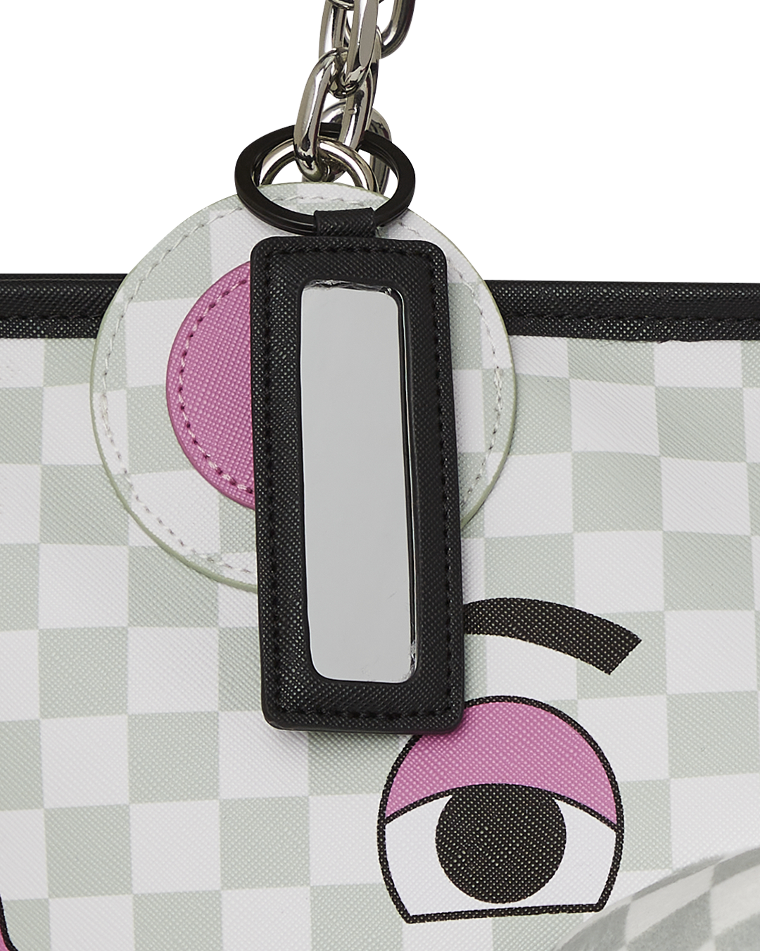 Sprayground Moneybear tote bag with top zipper and double handles.