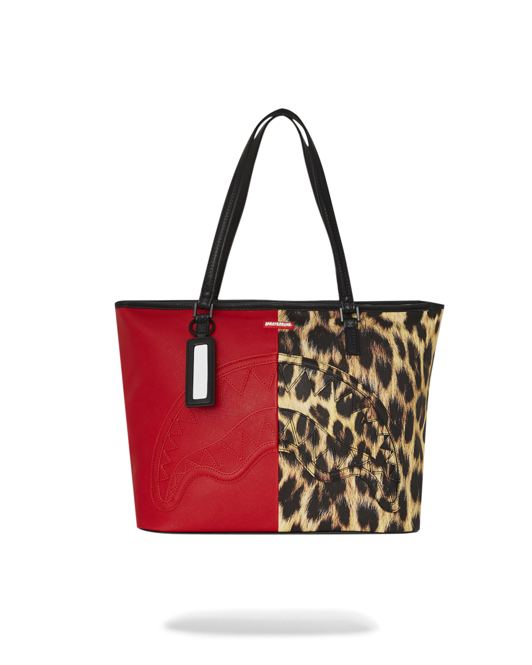 Sprayground Miles Per Hour tote bag front view with printed design