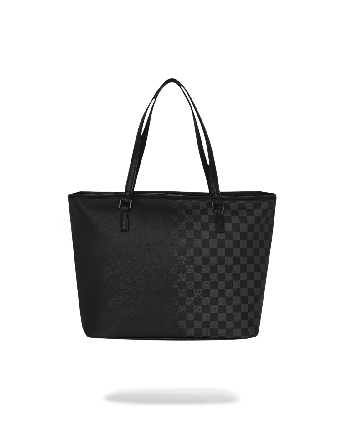 Front view of the vibrant Sprayground water-resistant tote bag.