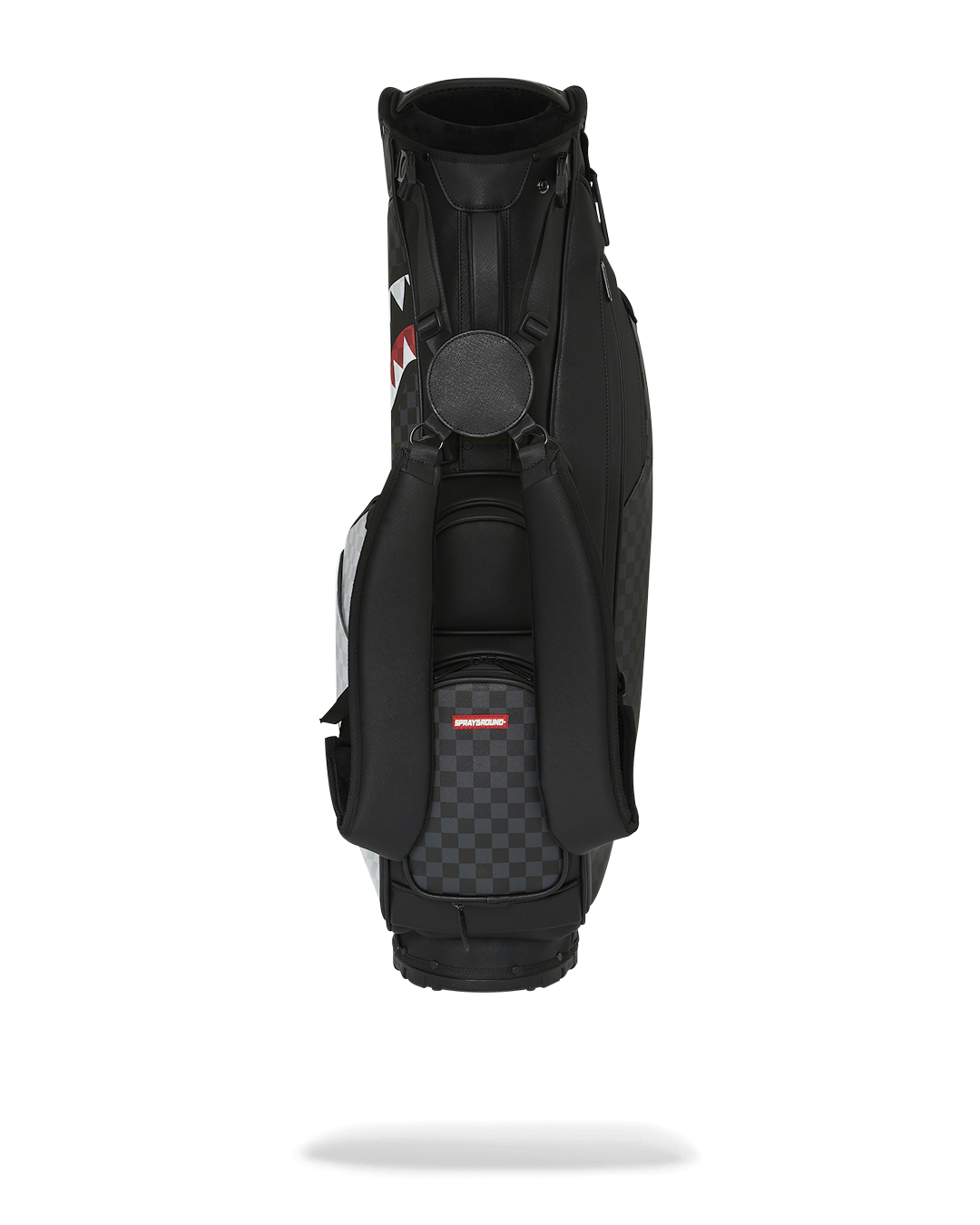Luxury golf bag with embossed logo and 8-way top organizer
