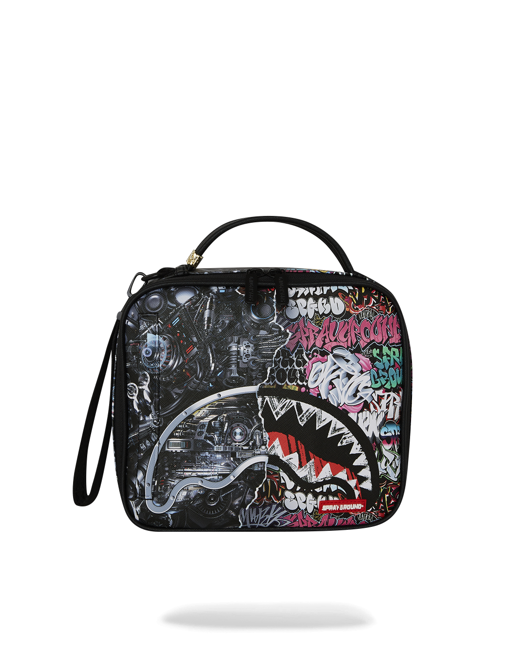 Urban Explorer Lunch Box Bag being carried with a top handle