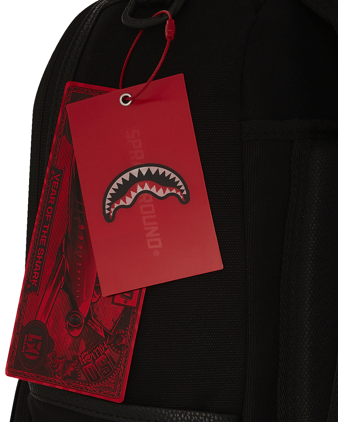 Canvas backpack with adjustable straps and gold zippers, perfect for travel and daily use.