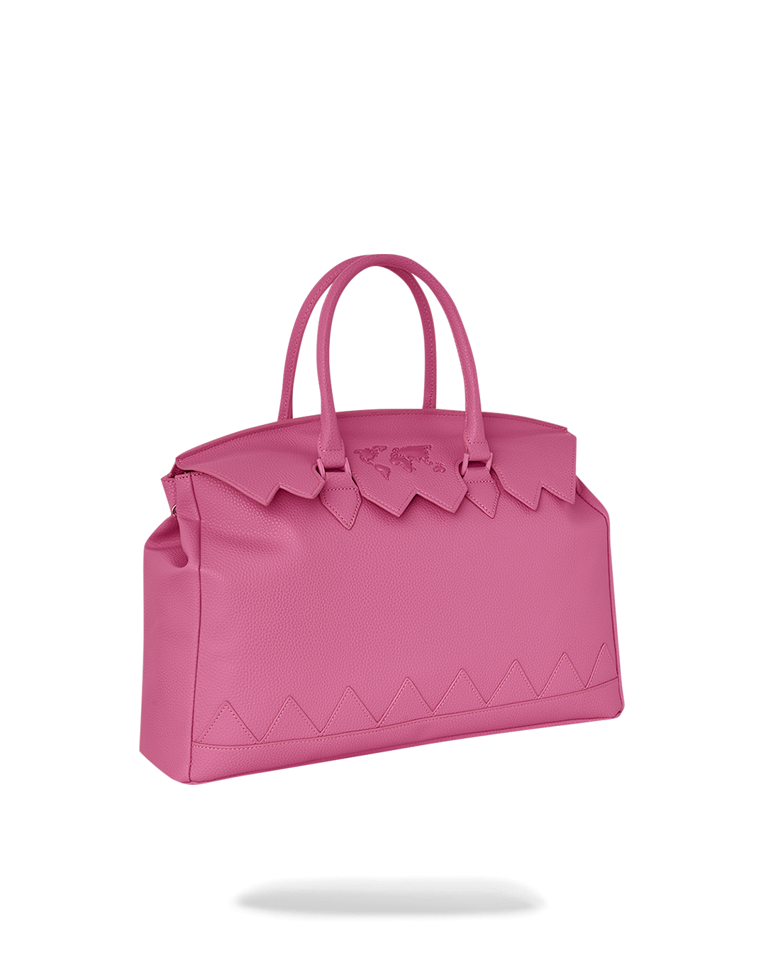 Interior view of First Class Handbag with zipper pocket.