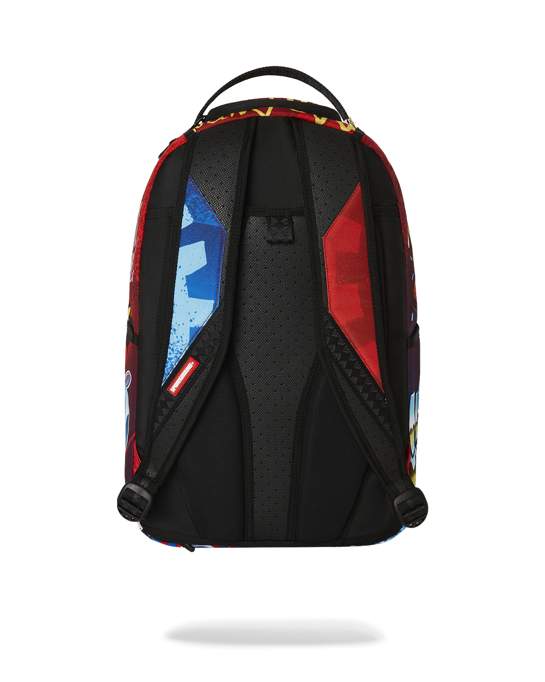 Inspector Gadget backpack open to show laptop compartment and organizer pockets